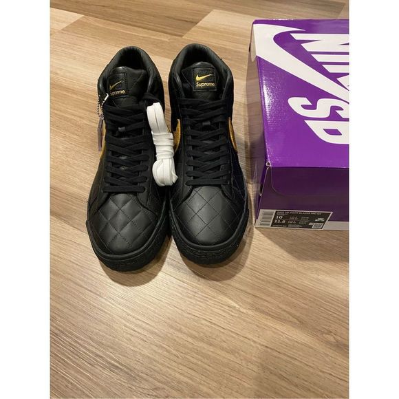 Nike SB Blazer Mid QS Supreme Black Men size 10 DV5078-001 New DS main image 2